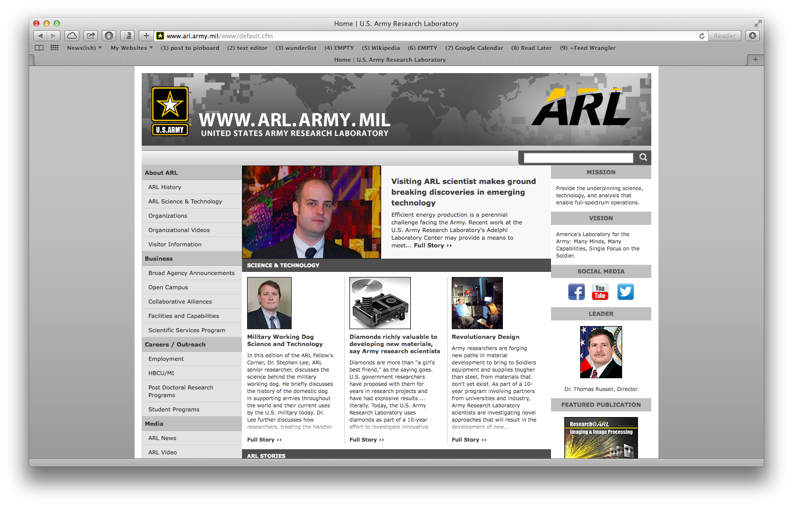 ARL website